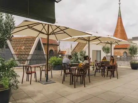 business centre with rooftop coworking